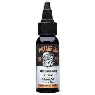 A thinner formulation of Maxx Black mixed perfectly for lining.