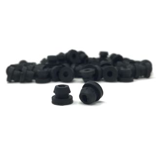 Baffle Rubber Nipple - Black