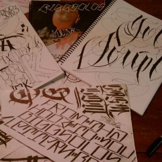 BIGGSOLO'S SKETCHBOOKS VOLUME 1-5
