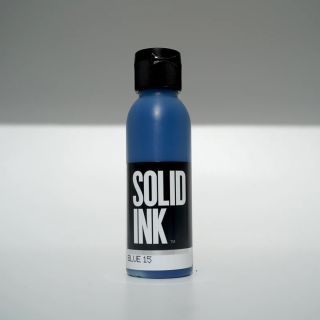 The infamous Blue 15, the one that everybody is talking about, the one they want to take out of our arsenal, the one that was always around, since the beginning of the blues in tattoo ink, everybody loves the 15, here it is, in a heavy mixture with a tiny