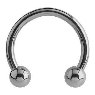 16G Stainless Steel Circular Barbell - Internally Threaded