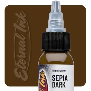 The dark value of a 4-step sepia series designed to create smooth sepia tone images.