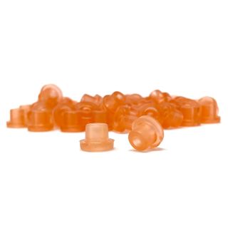 Rubber Hard Nipples - Orange