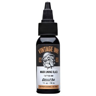A thinner formulation of Maxx Black mixed perfectly for lining.