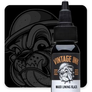 A thinner formulation of Maxx Black mixed perfectly for lining.