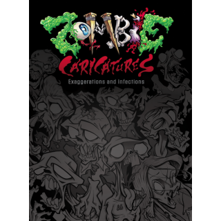 Zombie Caricatures: Exaggerations and Infections